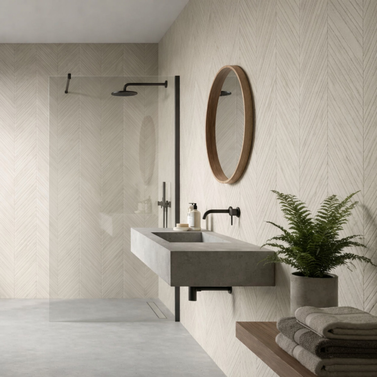 BMS Budget Line Midtown Cream Look Decor Wandtegel 30x90cm
